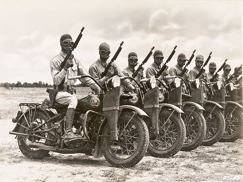 harley-davidson war bikes